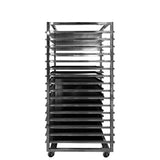 BANDEJERO CON BANDEJAS ACERO INOX. 5868