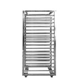 BANDEJERO SIN BANDEJAS ACERO INOX. 5868