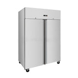 CONGELADORA VERT 1340L 2PTA EU THL1410BT 148X83X201CM -18/-22°C INOX MASTERCOLD