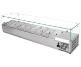 SALAD BAR SOBREMESA 4 GN 1/3 120X34X50CM +2/+8°C THV1200/330 MASTERCOLD