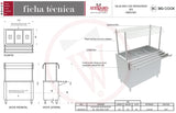 SALAD BAR 3DEP 110X60X145CM THGN3A-PC ELECT BC-BIG COOK