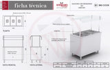 SALAD BAR 3DEP 110X60X145CM THGN3A-PC ELECT BC-BIG COOK