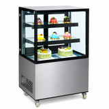 VITRINA PASTELERA CUADRADA PISO 295L 90X65X120CM ARC-270Z MASTERCOLD