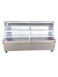 Mesón refrigerado medialuna 2.0 mt Termopanle