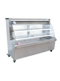 Mesón refrigerado medialuna 1.5 mt Termopanle