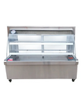 Mesón refrigerado medialuna 1.5 mt Termopanle