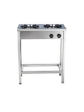 Anafe Industrial a gas de 2 platos de 18 cm