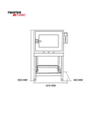 HORNO VENANCIO CONVECTOR A GAS TWISTER 5 BANDEJAS
