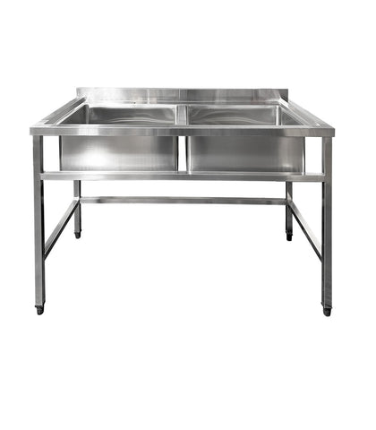 LAVAFONDO 2 TACHOS 45x45x28, SIN SECADOR 110x650x900