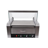 ROLLER HOT DOG 9 RODILLOS C/ CUPULA Y CAJON MANTENEDOR DE PAN (12 UNI) RG-9BW BC-BIG COOK
