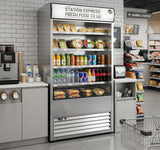 VITRINA MURAL REFRIGERADA GRAB & GO 530LT 91X76.5X200CM RTS-530L MASTERCOLD