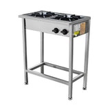 Anafe Industrial a gas de 2 platos de 18 cm