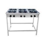 Anafe Industrial a gas 6 platos de 18 cm