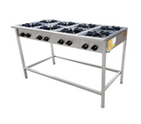 Anafe Industrial a gas 8 platos de 18 cm
