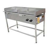 Churrasquera plancha Industrial a gas 50 x 140 cm