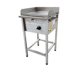 Churrasquera plancha Industrial a gas 50 x 50 cm