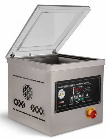 Selladora al Vacío KDZ-400/2F Deep - 25 cm Produndidad (Frascos) - Ecobeck