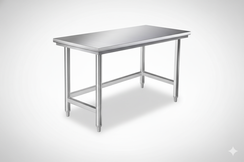 MESON DE TRABAJO CENTRAL QH-1WT-1206 SIN REPISA INFERIOR, 1200x600x850