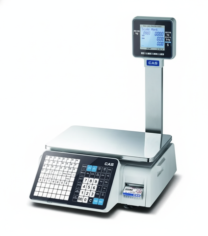BALANZA TIPIFICADORA MARCA CAS CL3000- 30P TICKET/ETIQUETAS, 30Kg,x 5Gr