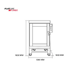 HORNO CONVECTOR A GAS FLATLINE 8 BANDEJAS