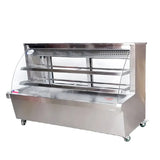 Mesón refrigerado medialuna 1.5 mt Termopanle
