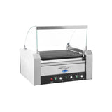 ROLLER HOT DOG CON MANTENEDOR DE PAN Y CUPULA DE VIDRIO ECOBECK HHD-09C