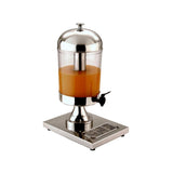 DISPENSADOR JUGO PLAST SAN 1DEP 8LTS 36X26X55CM BASE INOX X23688T-UPX SUNNEX