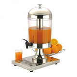 DISPENSADOR JUGO PLAST SAN 1DEP 8LTS 36X26X55CM BASE INOX X23688T-UPX SUNNEX